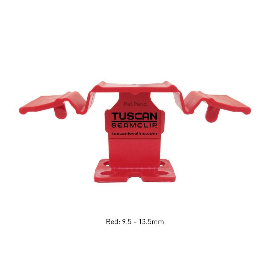 TUSCAN SEAMCLIP RED 500 BOX - 9.5MM-13MM