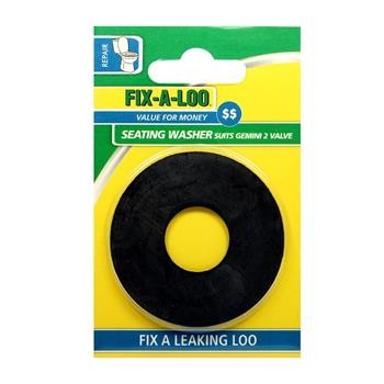 FIX A LOO PLUNGER WASHER TO SUIT GEMINI CISTERNS