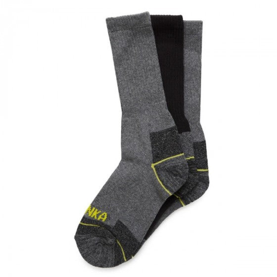 MUNKA INDUSTRIAL WORK SOCKS 6-10 3PK