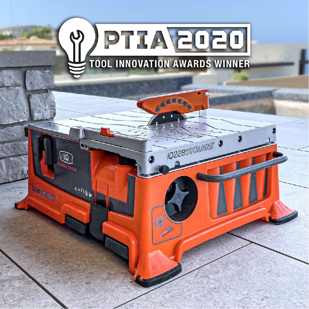 IQ TS228 CYCLONE 180MM DRY CUT TILE SAW DUSTLESS