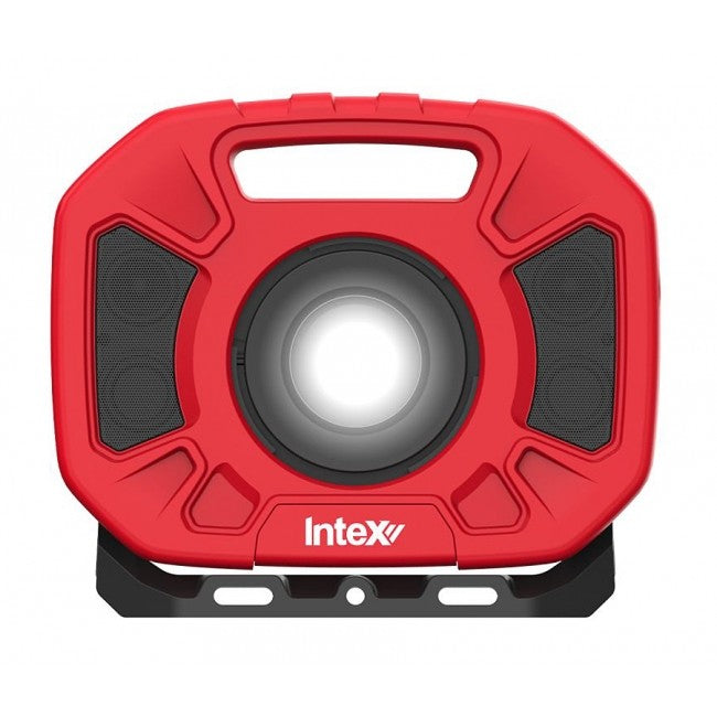 INTEX 40W LED FLOOD LIGHT RECHARGEABLE 4000 LUMENS + BT SPEAKERS