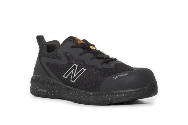 NEW BALANCE LOGIC MENS WORK SHOE SIZE 13 BLACK / ORANGE