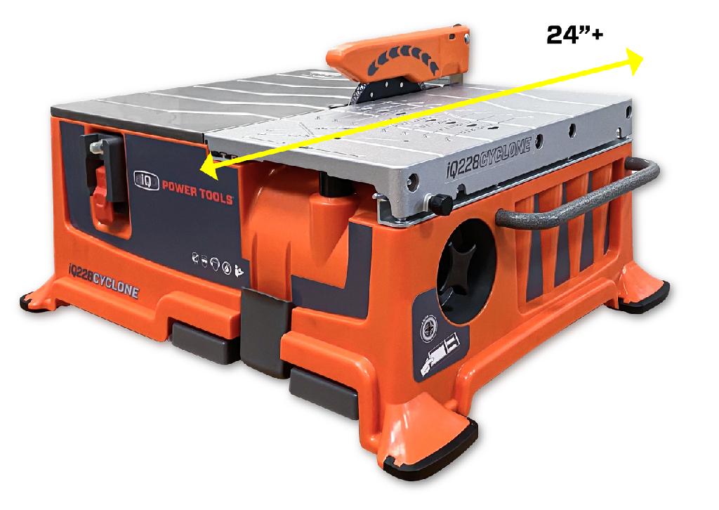 IQ TS228 CYCLONE 180MM DRY CUT TILE SAW DUSTLESS