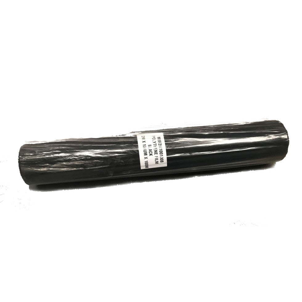 BUILDERS FILM BLACK PLASTIC 200UM 1M/2M X 50M