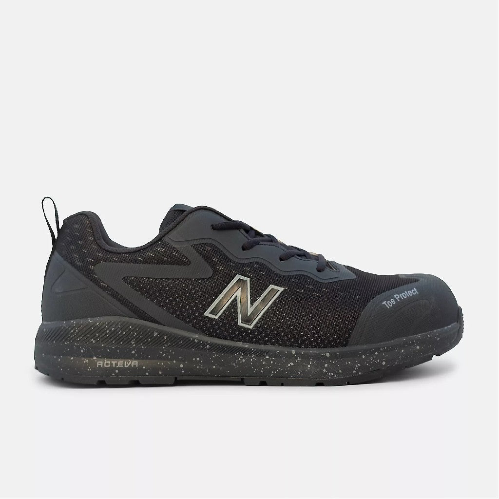 NEW BALANCE LOGIC MENS WORK SHOE SIZE 12 BLACK / ORANGE