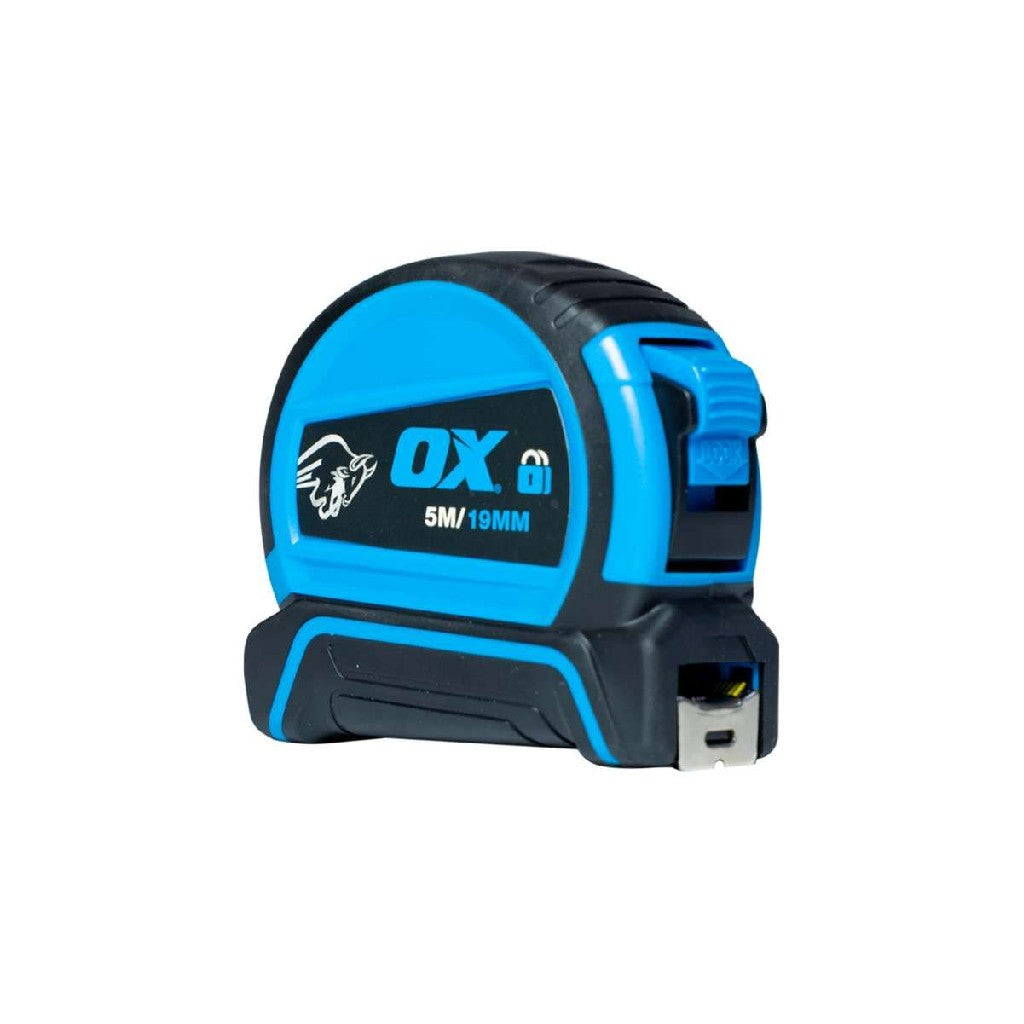 OX TRADE DOUBLE LOCKING TAPE MEASURE 5M