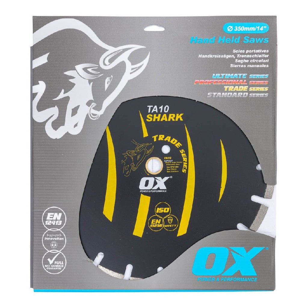 OX PRO DIAMOND BLADE TA10-25 ASPHALT 14"