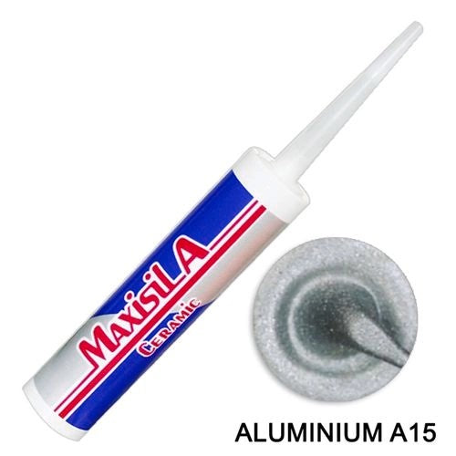MAXISIL A #15 ALUMINIUM COLOURED SILICONE 310ML