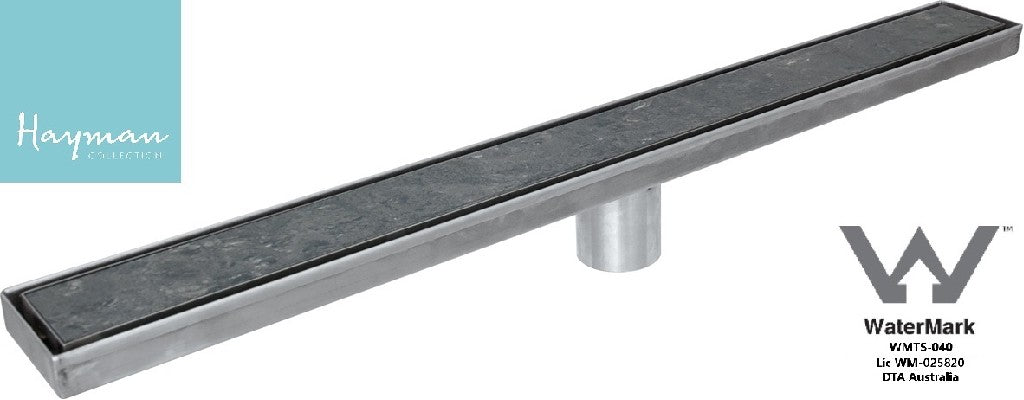 DTA FLOOR LONG DRAIN 600MM TILE-IN COVER S/STEEL