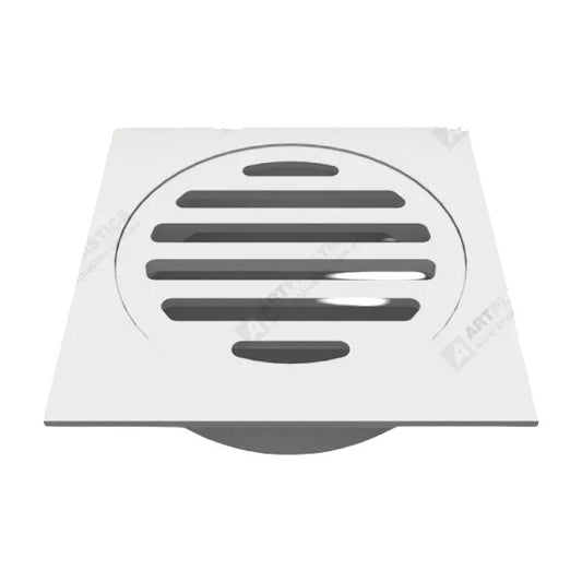 PRIDE INDUSTRIES FLOOR WASTE 80MM BRUSH NICKEL