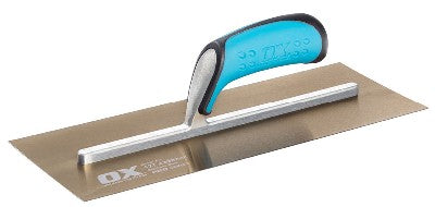 OX PRO SUPERFLEX S/STEEL 120 X 355MM FINISHING TROWEL