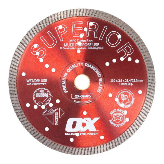 OX PRO DIAMOND BLADE MPS TURBO 9"