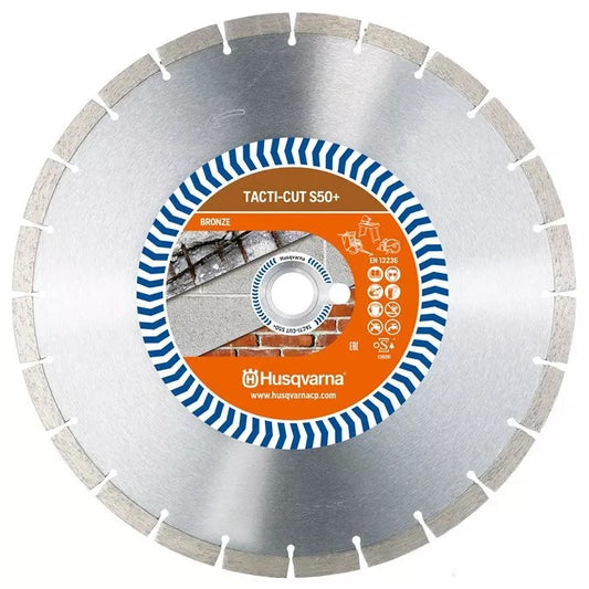 HUSQVARNA TACTI-CUT S50+ 350MM TURBO DIAMOND BLADE