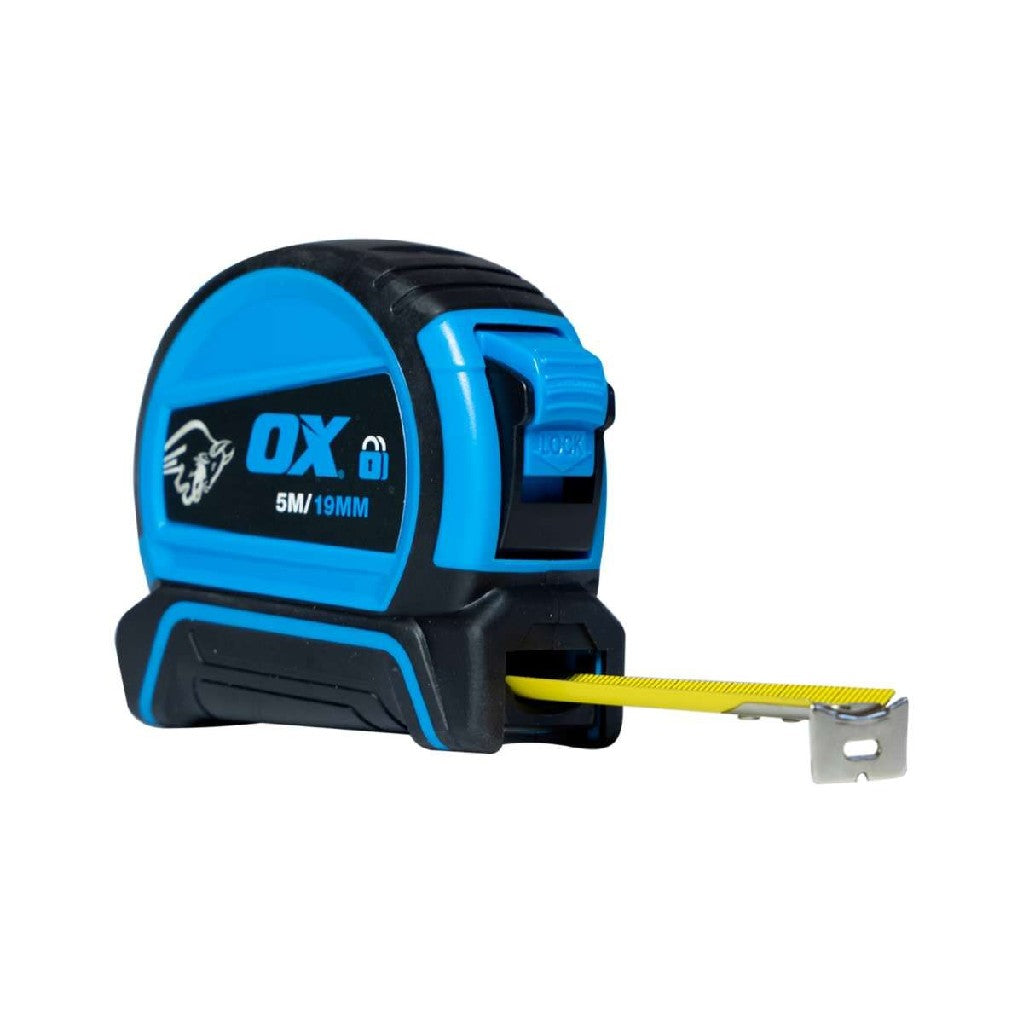 OX TRADE DOUBLE LOCKING TAPE MEASURE 5M