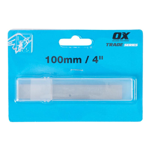 OX SCRAPER BLADE REPLACEMENT 4" 10PK