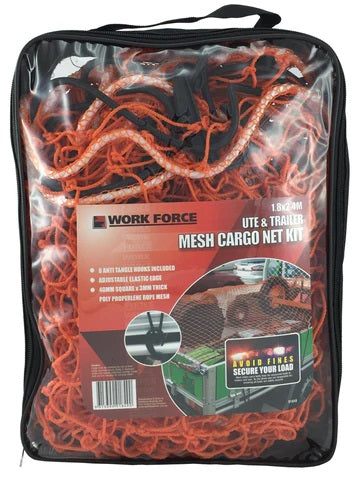MEDALIST 1.8 X 2.4M UTE & TRAILER MESH CARGO NET KIT