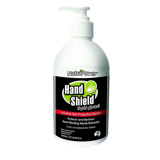 NATRAPOWER HAND SHIELD LIQUID GLOVES 500ML BARRIER CREAM