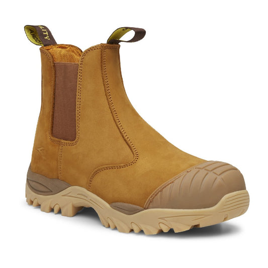 MUNKA ZEBU SLIP-ON SAFETY BOOT SIZE 7 WHEAT