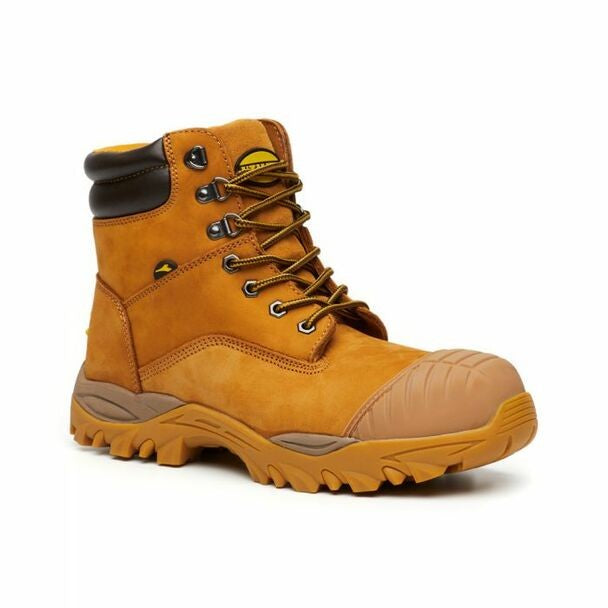 DIADORA CRAZE ZIP SIDE SAFETY BOOT SIZE 13/48 WHEAT