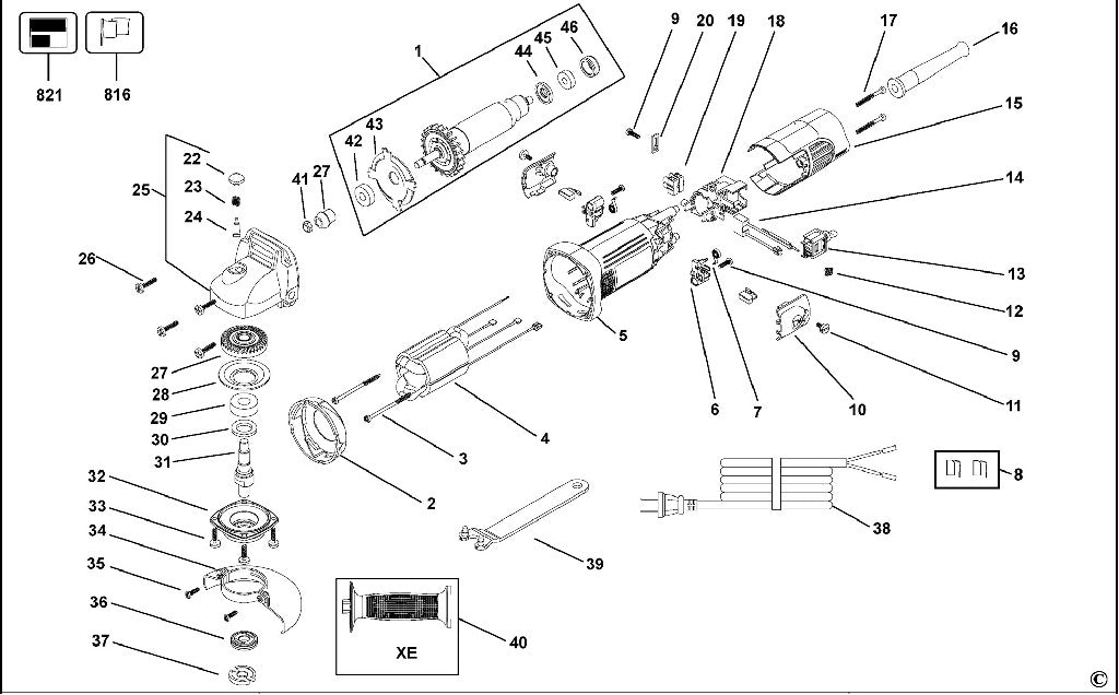 DEWALT CARBON BRUSH DW28000-XE SET