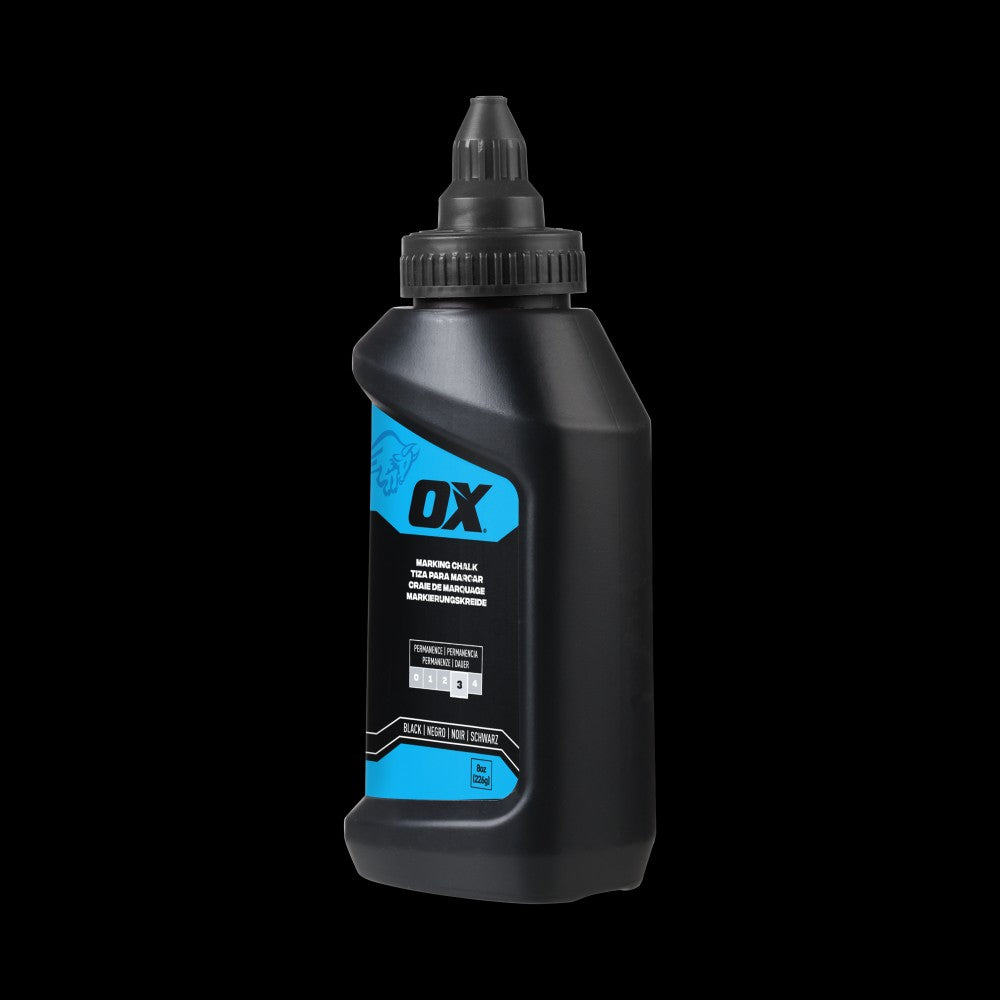 OX PERMANENT MARKING CHALK BLACK 226G