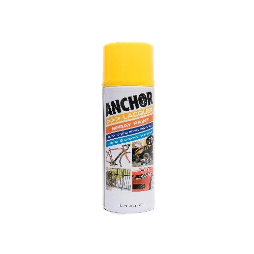 ANCHOR LACQUER SPRAY PAINT YELLOW