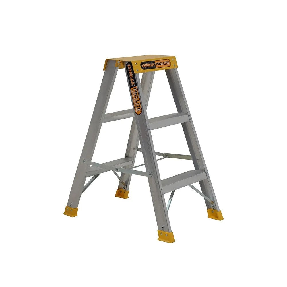 GORILLA PRO-LITE DOUBLE SIDED LADDER 0.9M