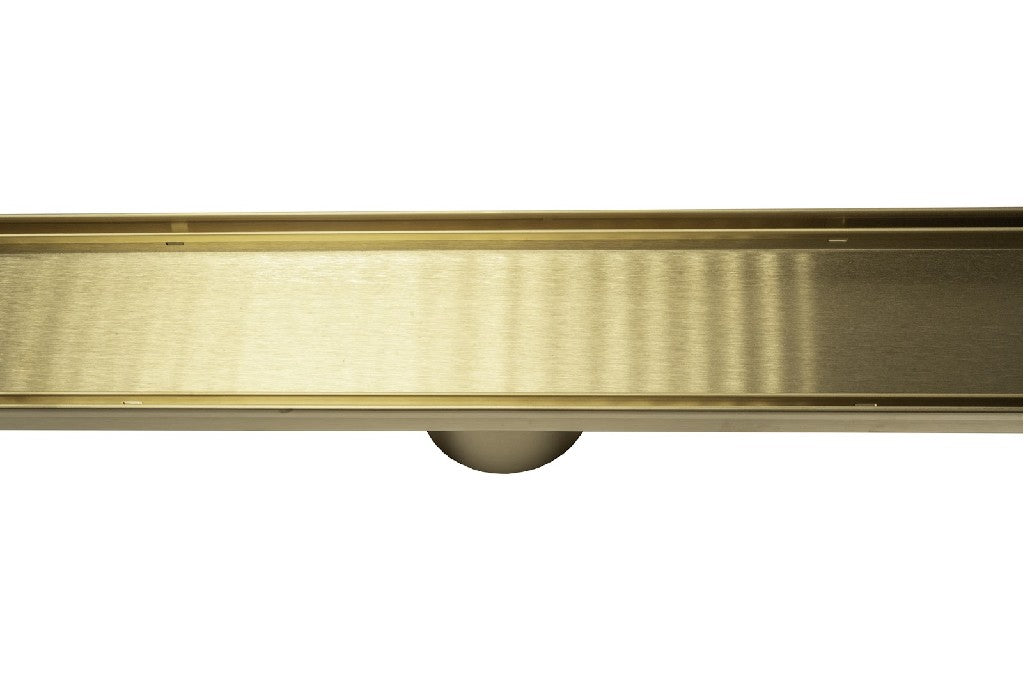 ROBERTS MATTE GOLD LINEAR TILE INSERT 100 X 900MM 76MM OUTLET S/S