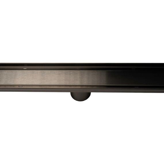 ROBERTS GUNMETAL LINEAR TILE INSERT 70 X 900MM 50MM OUTLET S/S