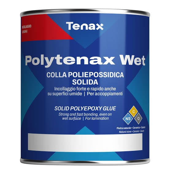 TENAX POLY WET NERO 1L BLACK HIGH STRENTH EPOXY GLUE AND FILLER