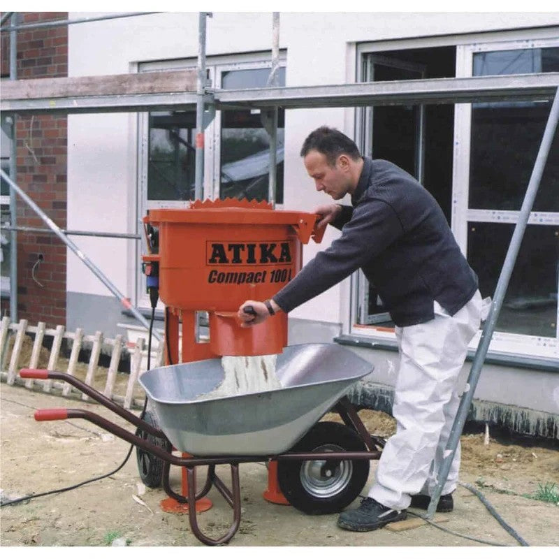 ATIKA COMPACT 100 PAN SCREED MIXER 100LTR