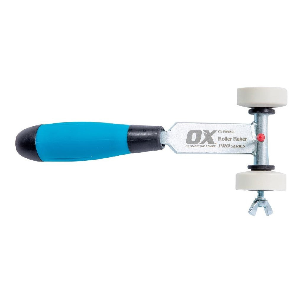 OX PROFESSIONAL POLY WHEEL ROLLER RAKER