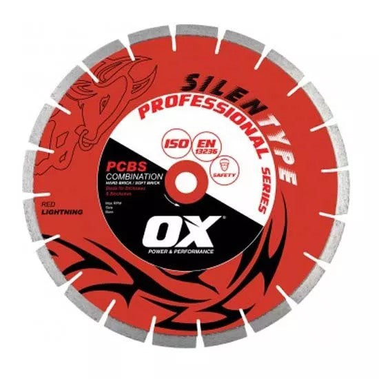 OX PRO DIAMOND BLADE SILENT PCBS COMBI 14"