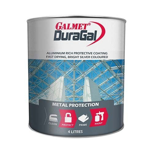 GALMET DURAGAL SILVER PAINT 4LT