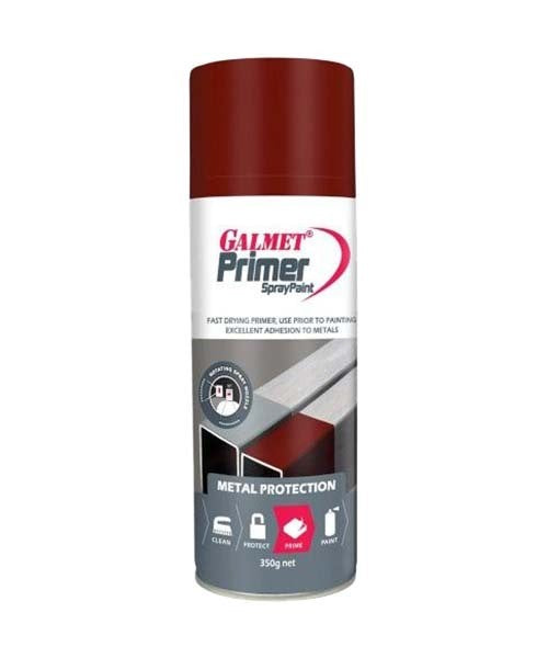 GALMET SPRAY PAINT FAST DRY METAL PRIMER RED 350G