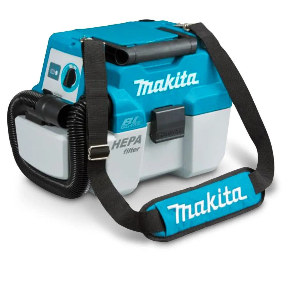 MAKITA 18V WET/DRY VACUUM WITH HEPA FILTER 7.5L BRUSHLESS ***SKIN ONLY***