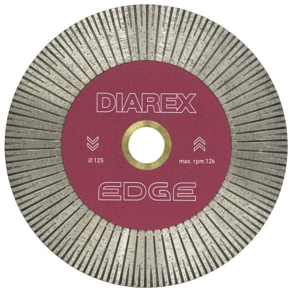 DIAREX 125MM EDGE DIAMOND BLADE FOR MITRES, HARD MATERIAL