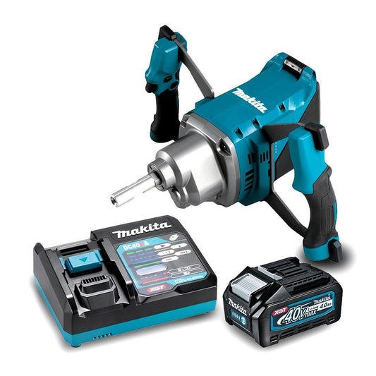 MAKITA 40V MAX BRUSHLESS PADDLE MIXER KIT 1 BATTERY & CHARGER