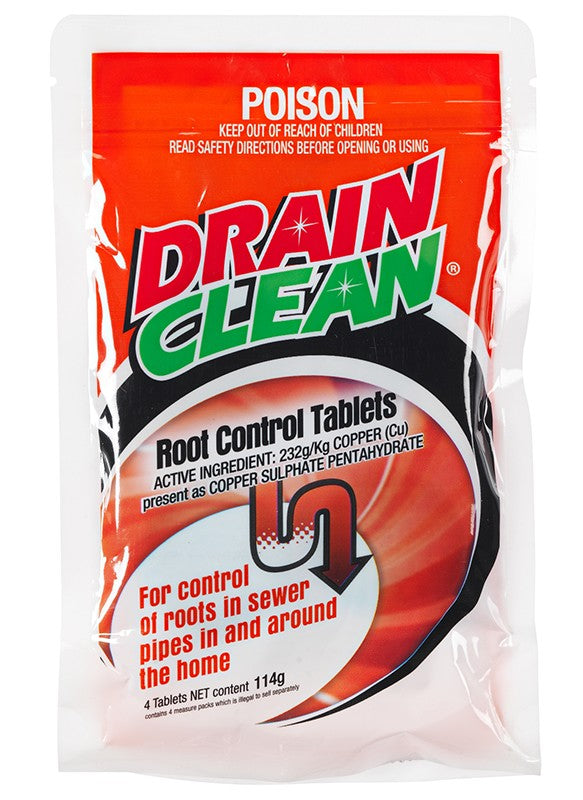 DRAIN CLEAN ROOT CONTROL TABLETS 114G