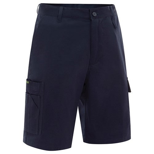 WORKIT LIGHTWEIGHT COTTON DRILL SHORTS  NAVY  82CM  SMALL