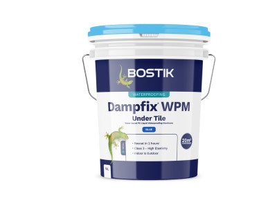 BOSTIK DAMPFIX WPM UNDERTILE MEMBRANE 15L BLUE