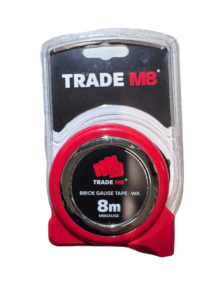 TRADE M8 WA BRICK GAUGE TAPE 8M