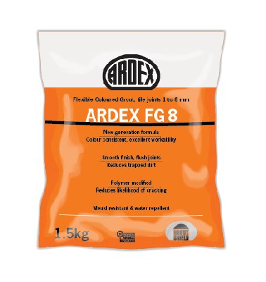 ARDEX FG8 GROUT 1.5KG #250 FRENCH VANILLA