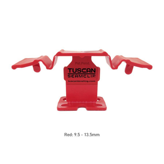TUSCAN SEAMCLIP RED 500 BOX - 9.5MM-13MM