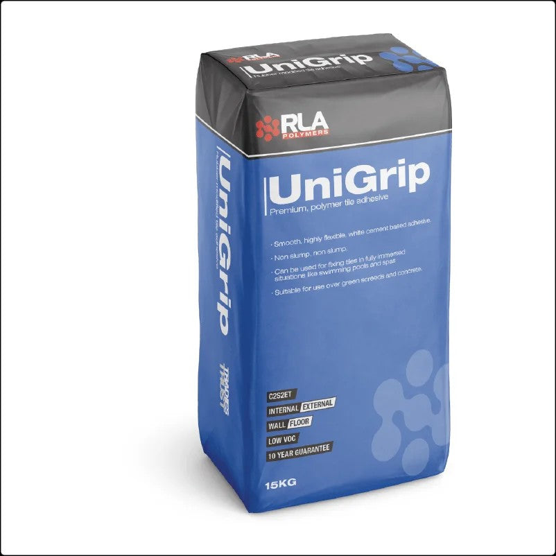 RLA UNIGRIP TILE ADHESIVE - WHITE 15KG