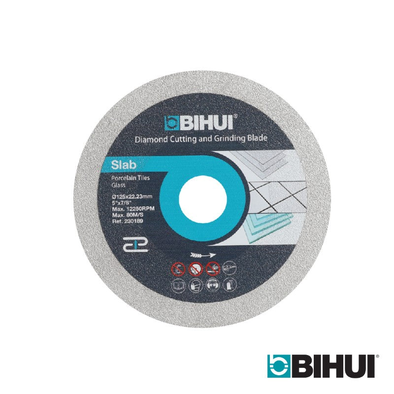 BIHUI 125MM DIAMOND CUTTING & GRINDING BLADE PORCELAIN GLASS