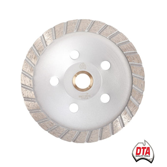 DTA 100MM DIAMOND CUP GRIND WHEEL TURBO
