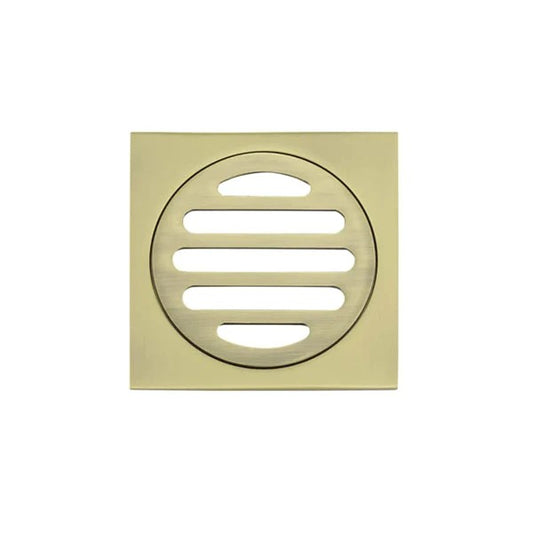 PRIDE INDUSTRIES 50MM BRUSHED GOLD FLOOR WASTE