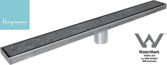 DTA FLOOR LONG DRAIN 900MM TILE-IN COVER S/STEEL