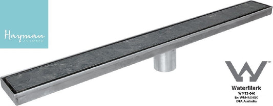 DTA FLOOR LONG DRAIN 800MM TILE-IN COVER S/STEEL